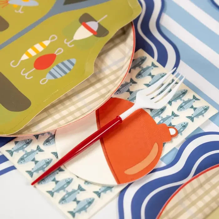Camping Gingham Plaid Dinner Plates
