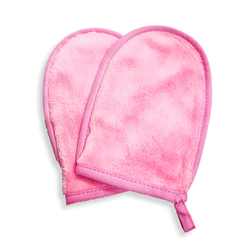 Candy pink Super Soft Microfiber Mittens (Pair)