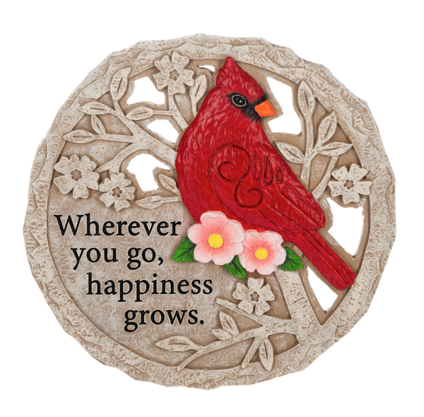 Cardinal Stepping Stone - Wherever You Go, Happiness Grows