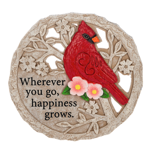 Cardinal Stepping Stone - Wherever You Go, Happiness Grows