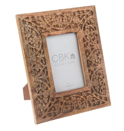 Carved Medallion 4x6 Frame