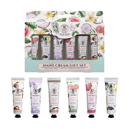 Chateau Propre 6-Piece Hand Cream Gift Set – Travel Size Moisturizing Lotion Pack (1 oz / 30 mL each)