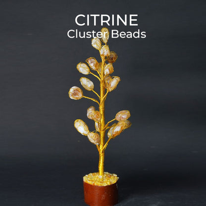 Citrine Cluster Beads Tree