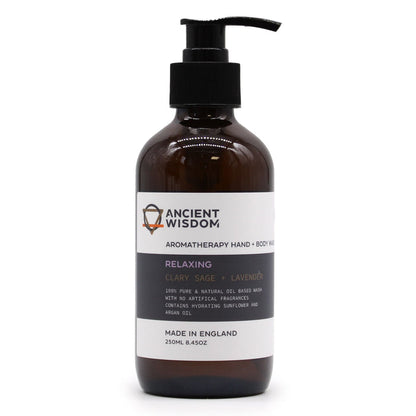 Clary Sage & Lavender Hand & Body Wash 250ml 🇬🇧