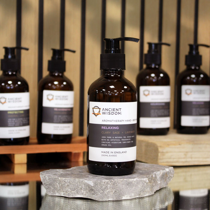 Clary Sage & Lavender Hand & Body Wash 250ml 🇬🇧