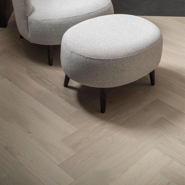 Classic 1L Herringbone Grey 13x72.5 Wood Flooring L'Antic Colonial by Porcelanosa