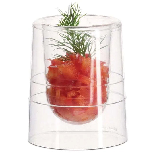 Comatec Double Wall Aperitif Glass - 2.5oz - Pack of 200