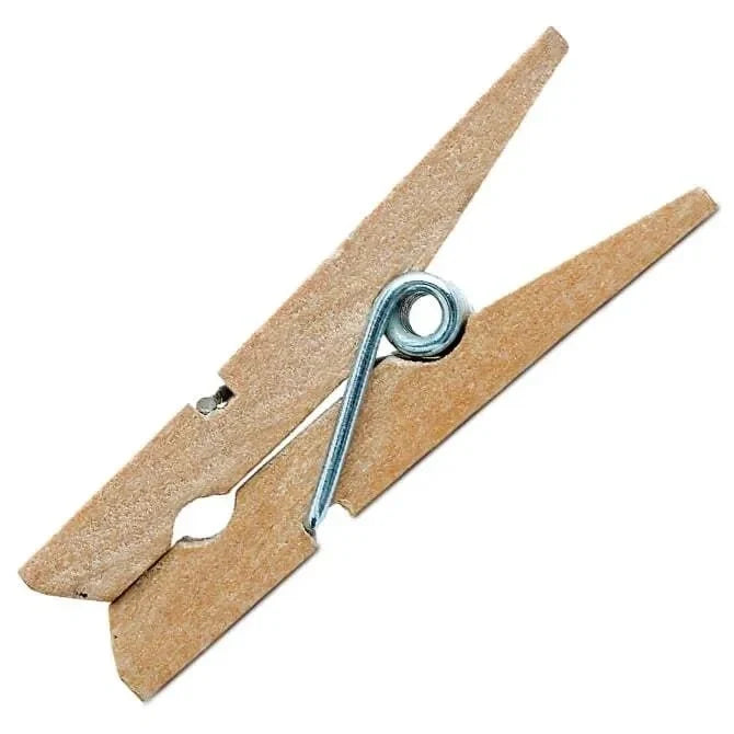 Comatec Mini Clothes Pin 1.3 inch on white background.