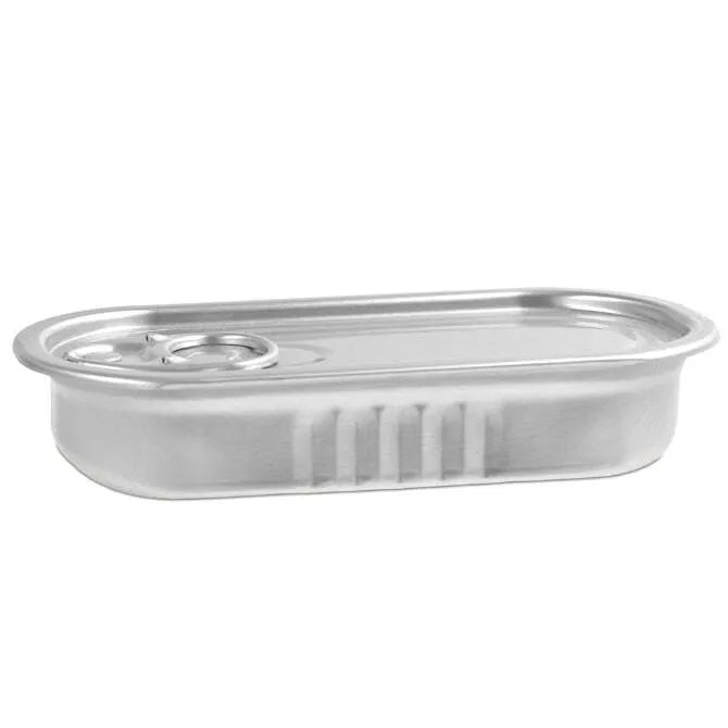 Comatec Rectangular Anchovy Tin - 3oz Capacity