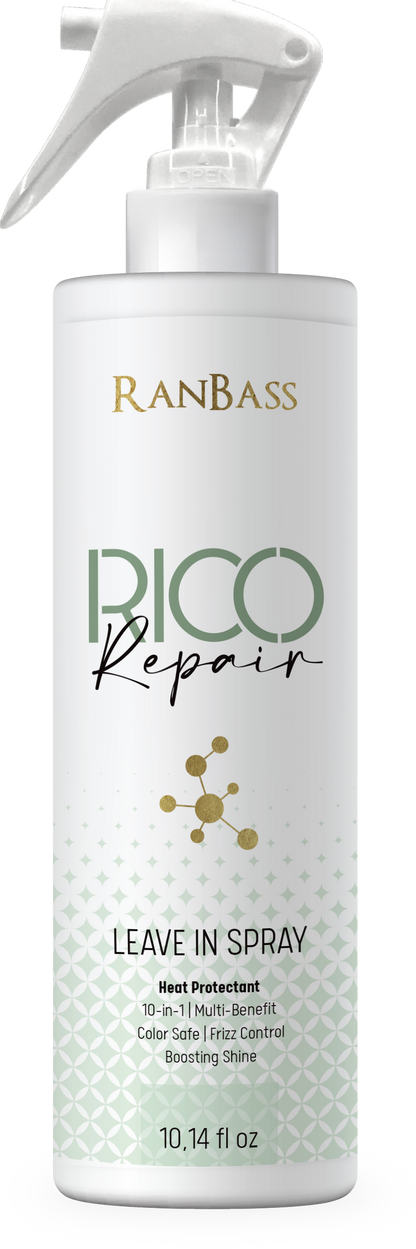 Combo Hair Volume Reducer R-BTX40 + Set Rico Repair (Shampoo + Conditioner + Spray leave-in) - Hair with shine, nutrition, repair, softness and frizz control.