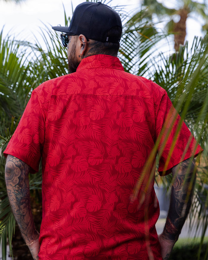 Corcovado Camo Party Shirt - Red