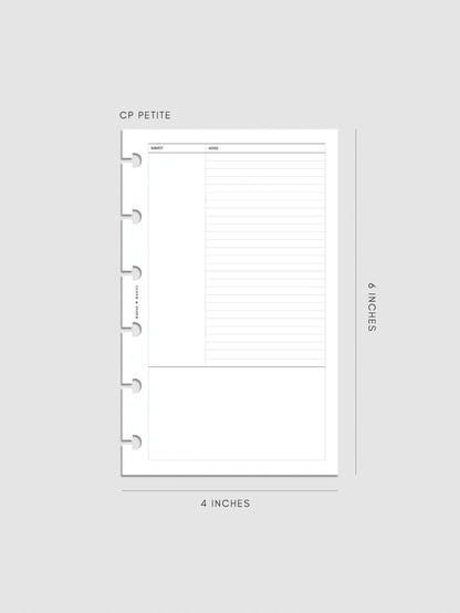 Digital mockup of insert in CP Petite.