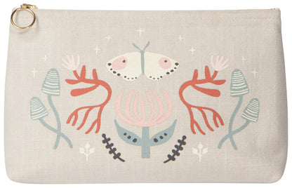 Cotton Cosmetic Bag Small-Far And Away