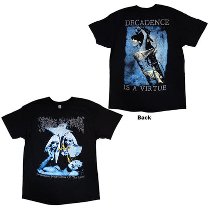 CRADLE OF FILTH - DECADENCE - T-Shirt Black (Back Print)