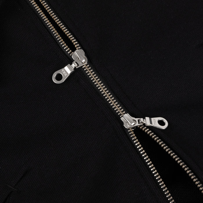 Cropped Zip Hoodie