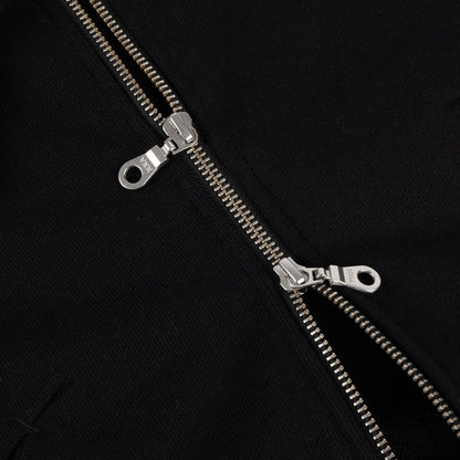 Cropped Zip Hoodie