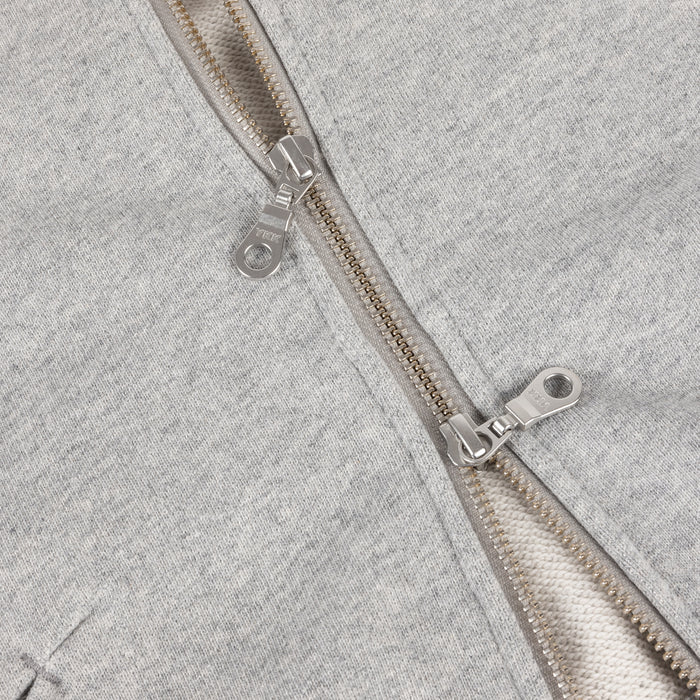 Cropped Zip Hoodie