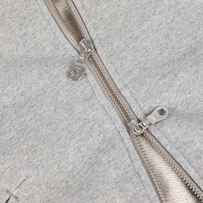 Cropped Zip Hoodie