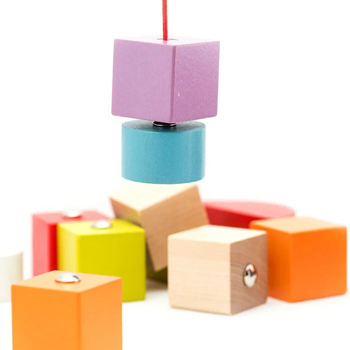 Cubika Magnetic Wooden Crane Truck