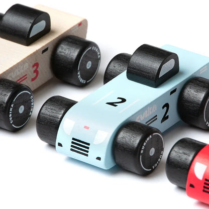 Cubika Wooden Racing Cars Set