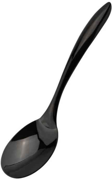 Cuisipro - 10" Black Tempo Noir Mirror Finished Spoon - 7112680 - DISCONTINUED