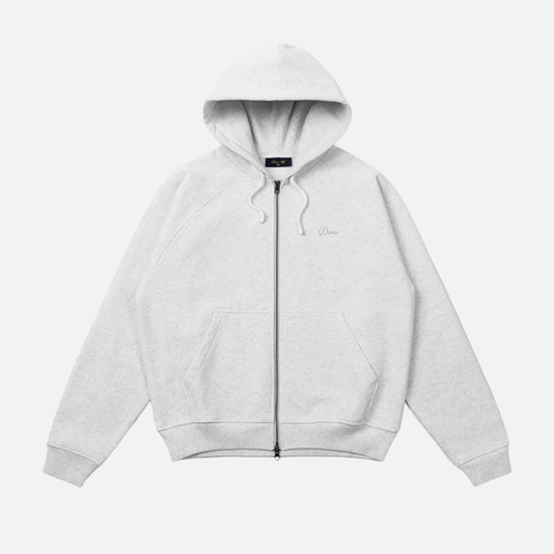 Cursive Small Logo Zip Hoodie