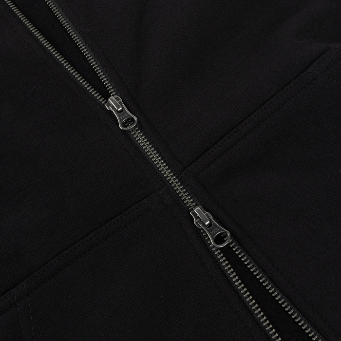 Cursive Small Logo Zip Hoodie