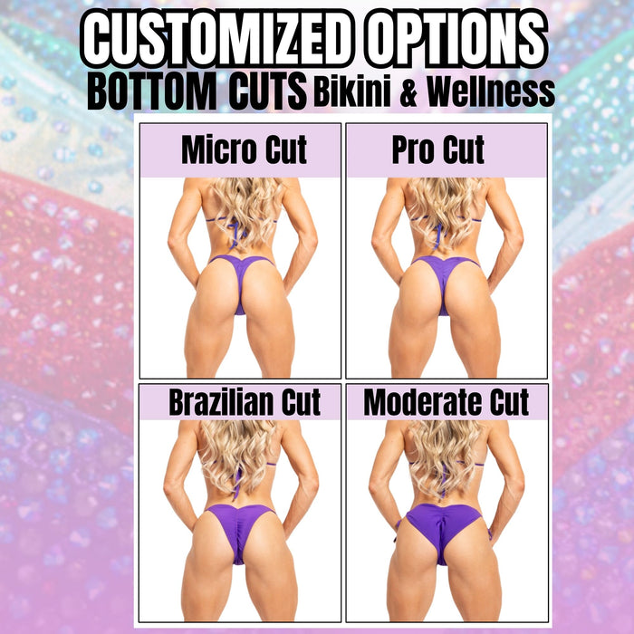 Custom Crystal Radiance – custom crystal competition bikini for NPC bodybuilding