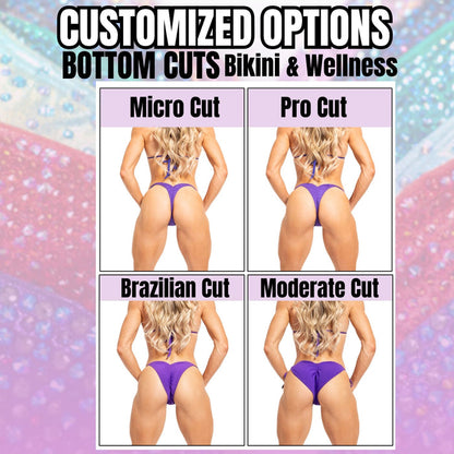 Custom Crystal Radiance – custom crystal competition bikini for NPC bodybuilding