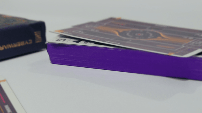 PlayingCardDecks.com-Cyberware Neon Gilded Playing Cards USPCC