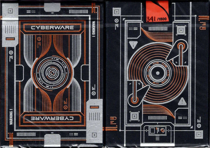 PlayingCardDecks.com-Cyberware Rouge Playing Cards USPCC
