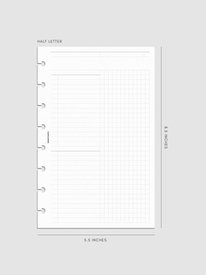 Half Letter 8-Disc Punch
