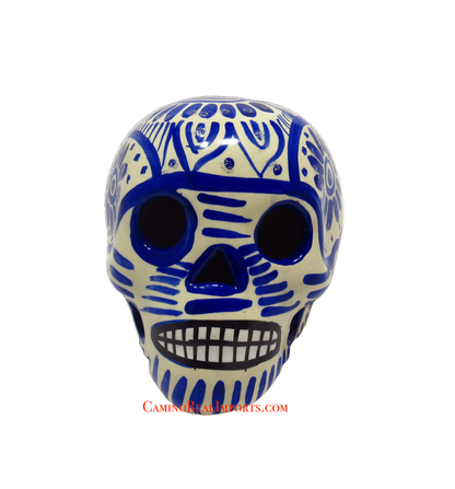 Day Of The Dead Hand Painted 3'' Skull MCSSM006