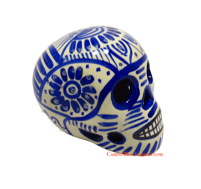 Day Of The Dead Hand Painted 3'' Skull MCSSM006