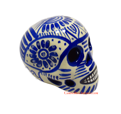 Day Of The Dead Hand Painted 3'' Skull MCSSM006
