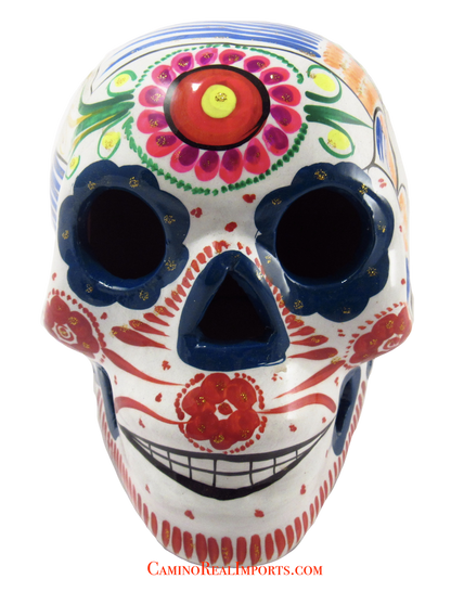 Day Of The Dead Hand Painted Skull LCS014