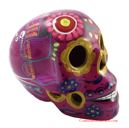 Day Of The Dead Hand Painted Skull LCS017