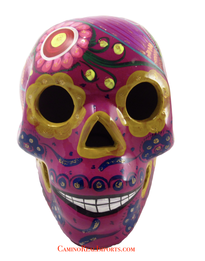 Day Of The Dead Hand Painted Skull LCS017