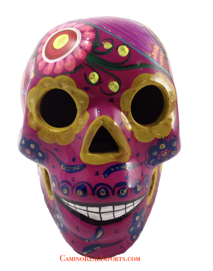 Day Of The Dead Hand Painted Skull LCS017