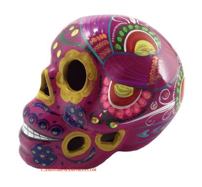 Day Of The Dead Hand Painted Skull LCS017