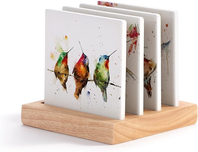 DC Hummingbird Coaster Set