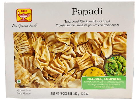 Deep Papadi (Traditional Chickpea Flour Crisps), (350g)