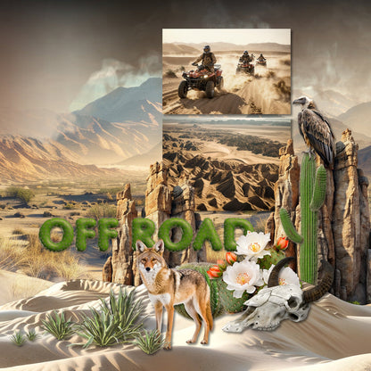 Explore nature and the outdoors with these realistic cactus alphabet letters, numbers, and most punctuation by Lucky Girl Creative digital art for digital scrapbooking. Great for creating titles on desert, the Southwest, Mexico, Utah, Colorado, Wyoming, California, and Texas pages! The Desert Flora & Fauna Cactus Alpha Set consists of a full set of digital art uppercase letters A-Z, numbers 0-9, and most punctuation.