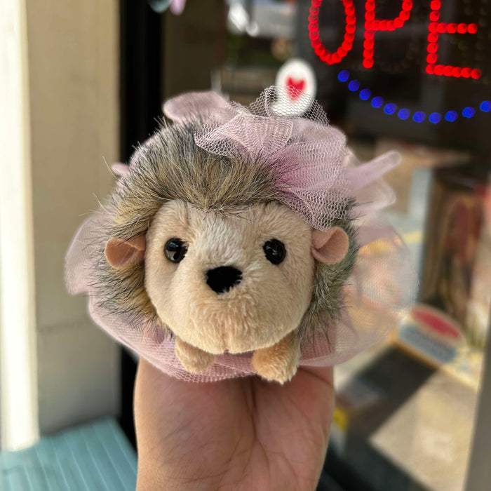 Douglas Toys Pink Swirl Hedgehog with Tutu