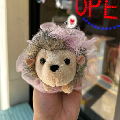Douglas Toys Pink Swirl Hedgehog with Tutu