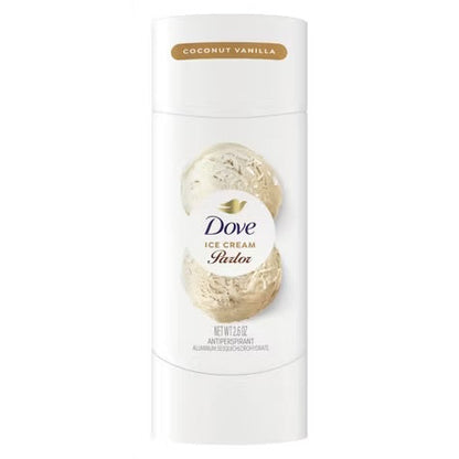 Dove Ice Cream Parlor Antiperspirant, Limited Edition - Coconut Vanilla