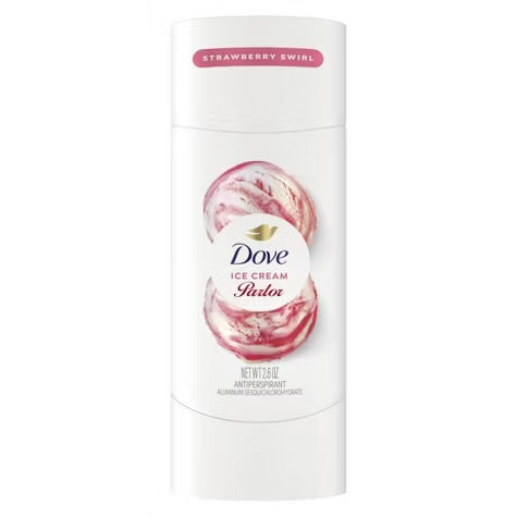 Dove Ice Cream Parlor Antiperspirant, Limited Edition - Strawberry Swirl