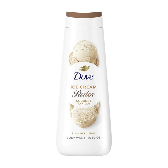 Dove Ice Cream Parlor Body Wash, Limited Edition - Coconut Vanilla