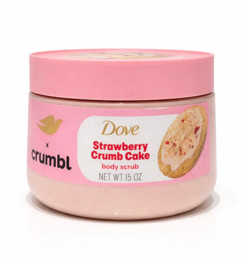 Dove x Crumbl Body Scrub, Limited Edition - Strawberry Crumb Cake