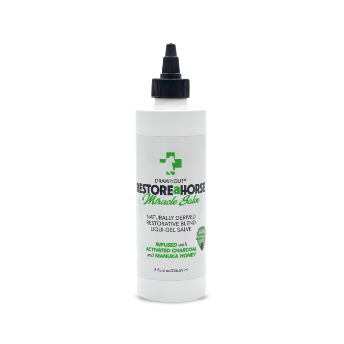 Draw It Out® RESTOREaHORSE® 8oz | Stay-Put Horse Skin Salve